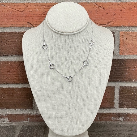 Spaced Half Snaffle Bit Necklace - Picture 2 of 3